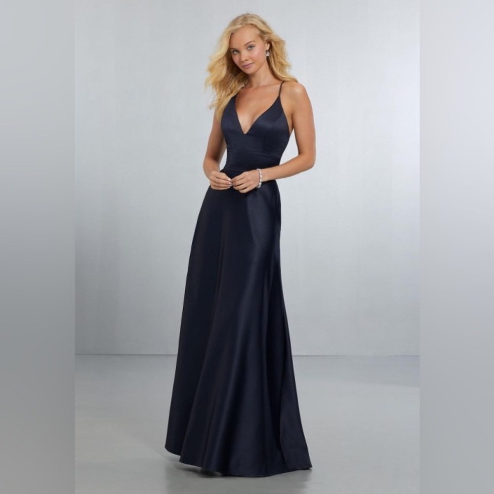 Mori Lee 21573 Satin Gown